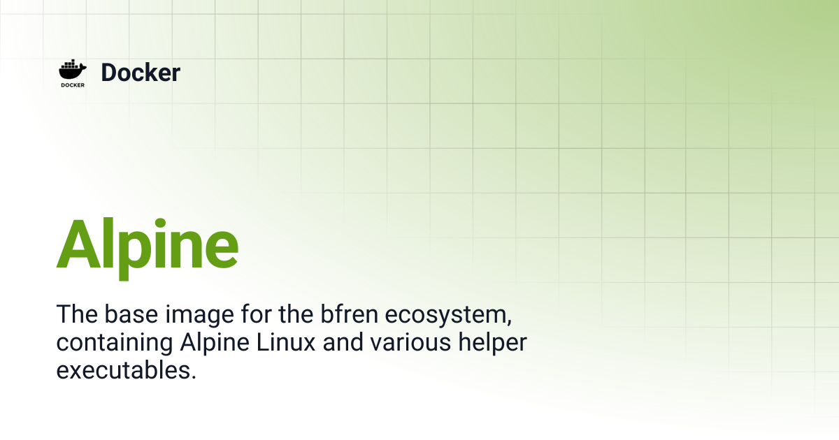 Alpine | Docker